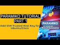 Paramiko Tutorial :Part1  How SSH Host key Policy works : Fundamentals of exec_commands Linux Cisco