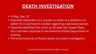 Missing 18 Year Old Found Dead In Buncombe County