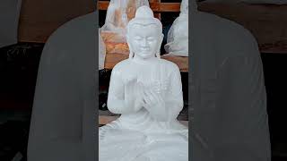 Buddha statue made of marble#buddha #handmade #shorts August 19, 2023