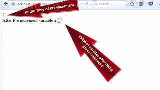 PHP day2 increment decrement operator