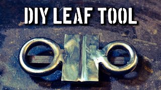 Blacksmith Leaf Jig: Blacksmith Jig for Forged Leaves