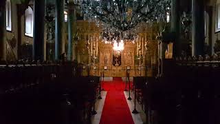 Inside Aya Yorgi Rum Patrikhane Kilisesi in Istanbul.