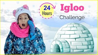 24 Hours IGLOO Challenge | #Fun #Europe #DIML #Vlog #MyMissAnand