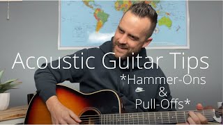 Guitar Tips: Hammer-Ons and Pull-Offs (Key of G) -- Sound Like a Beginner No More!