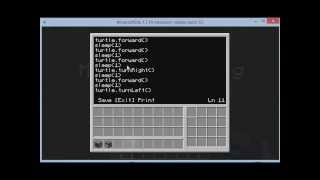 Minecraft in Education - Computer Craft Lesson 3 - While and For Loop