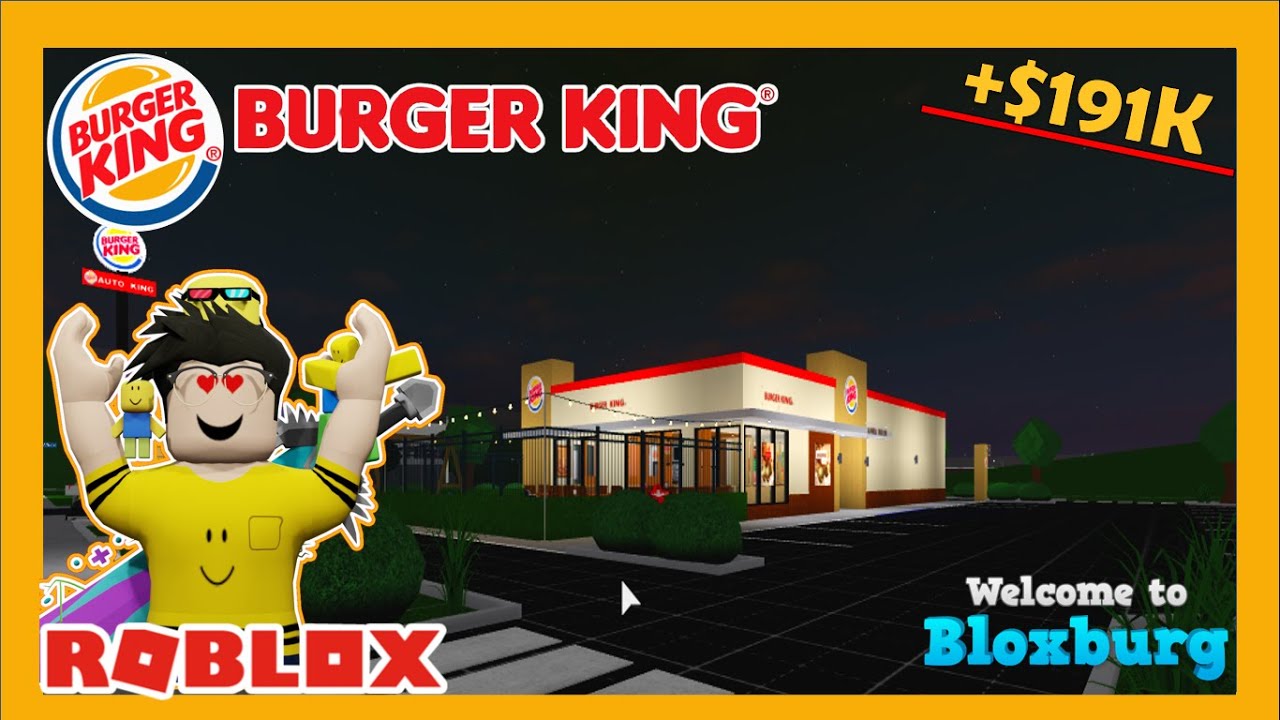 TOUR POR MI NUEVO BURGER KING| BLOXBURG| ROBLOX - YouTube