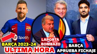 🚨DE ULTIMA HORA: SE HACE OFICIAL BOMBAZO, LAPORTA - BARCELONA 2023-24 - FICHAJE DEL BARCELONA