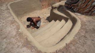 Building The Most Secret Underground House with Beautiful Swimming Pool