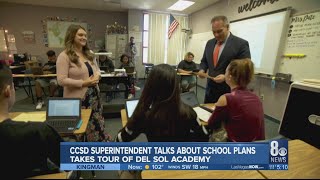 New CCSD Superintendent speaks about plans at Del Sol Academy