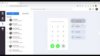 iPECS ONE Desktop: Calls Window Overview