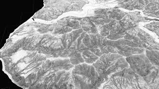 Landforms of the King Range, California, 3D Slope Map draped on DEM from 1-meter LIDAR