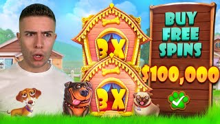 BUYING A $100,000 DOG HOUSE MEGAWAYS BONUS 🐶