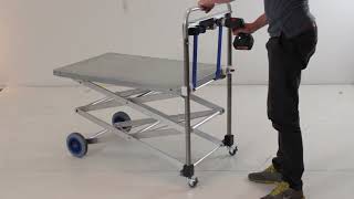 EXPRESSO Mobile Scissor Lift Table 100kg
