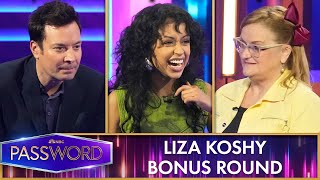 Liza Koshy and Jimmy Fallon Team Up in a Bonus Round of Password
