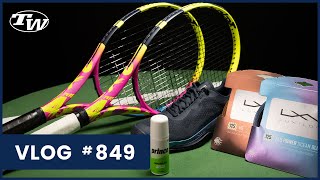 Customize your tennis racquet to the RAFA Origin spec! New Luxilon strings, Wilson Shoes - VLOG 849