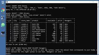 MySQL Tutorial - 38 - ALTER TABLE - Add & Delete Columns