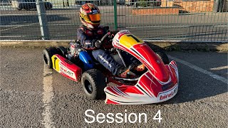 Whilton Mill 11th January 2025 IAME Inter practice 4 pre season testing