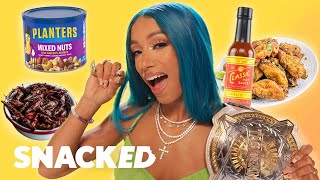 Sasha Banks Breaks Down Her Favorite Snacks | Snacked