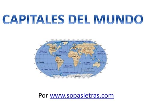 Capitales Del Mundo Juego - YouTube