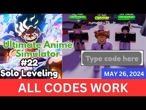 All CODES WORK Ultimate Anime Simulator ROBLOX, May 26, 2024