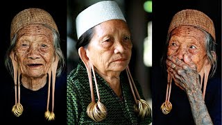 Dayak Tribe in Indonesia | Extreme Long Earlobes | Unusual Beauty Standards