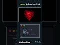 Heart Animation in vs Code #coding #python