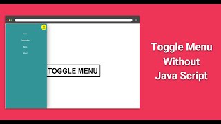 HTML & CSS: Slide Animate Toggle Menu