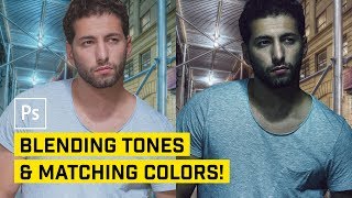 How to Blend Tones & Color Match for Composite Images in Photoshop