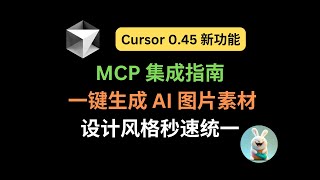 Cursor 0.45 新功能：MCP 集成指南  | 一键生成 AI 图片素材，设计风格秒速统一