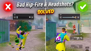 Why your AIM, HIP-FIRE and HEADSHOT is bad! ❌✅ | PUBG MOBILE / BGMI (Guide/Tutorial) Tips and Tricks
