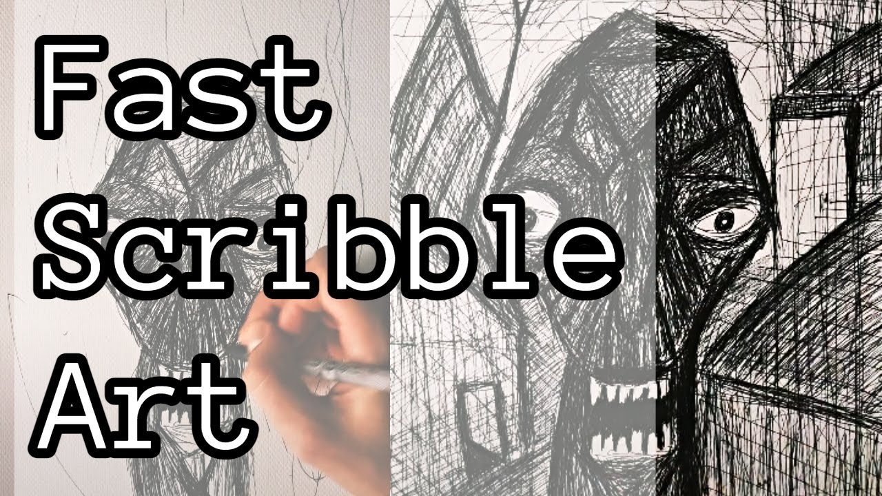 Scribbling With A Pen Youtube