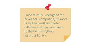 Learn Basic Statistics with Python : 6. Statistics using NumPy