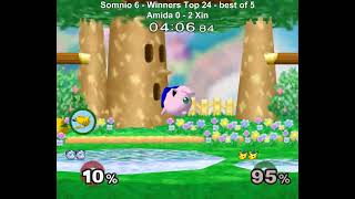 Somnio 6 - Amida (Jigglypuff) vs Xin (Pikachu/Fox) - Winners Top 24