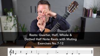 Rests: Quarter, Half, Whole, Dotted Half Note Rests (Rhythm Lesson and Exercises)