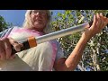 How to extend and contract the 16 Foot Fiskars Tree Trimming Pole Saw