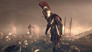 Assassin's Creed Odyssey - Death of Leonidas & 300 Spartans Cutscene (PS4 Pro)