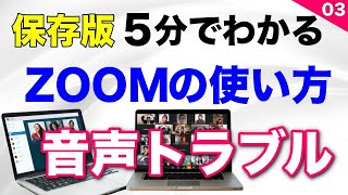 ZOOM使い方・はじめ方【 ZOOM相手の声が聞こえない！問題解決】 (テレワークWEB会議システム）