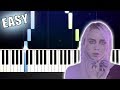 Billie Eilish - Ocean Eyes - EASY Piano Tutorial by PlutaX