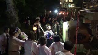 2018年　聖武天皇社大祭（松原石取祭）本楽　神社前　東洋町