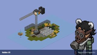 Habbo Speedbuild | Construction Site in Habbo