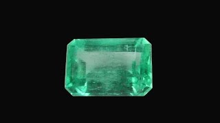 Natural Colombian Emerald Cut 2.50 Brillaint Spring Green Gemstone Muzo Mines