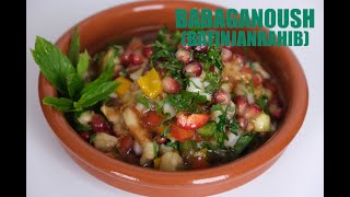 How to Make The Traditional Lebanese BABA GANOUSH (BATINJAN RAHIB) By CHEF MUSTAPHA - بابا غنوج