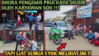 DIHINA & DIKIRA PENGEMIS SAAT MASUK SHORUM OLEH KARYAWAN SONGONG , PADAHAL IA SULTAN ‼️