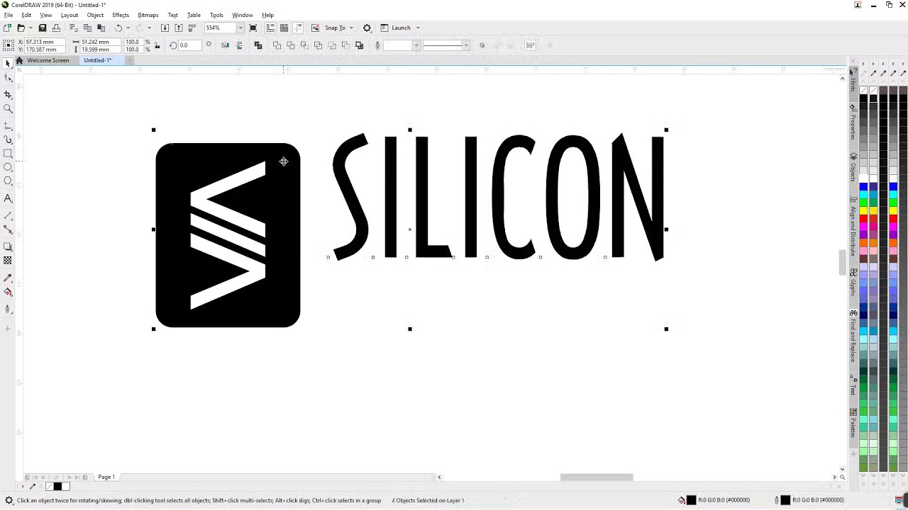 Coreldraw Tutorial Logo Design Tutorial Youtube