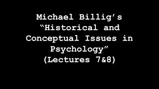 The Billig Lectures (Lectures 7\u00268)