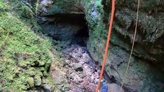 Rappelling from 130 Feet