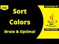 Sort Color | Leetcode 75 Solution Java | Data Structure Interview Question and Answers | Code Decode