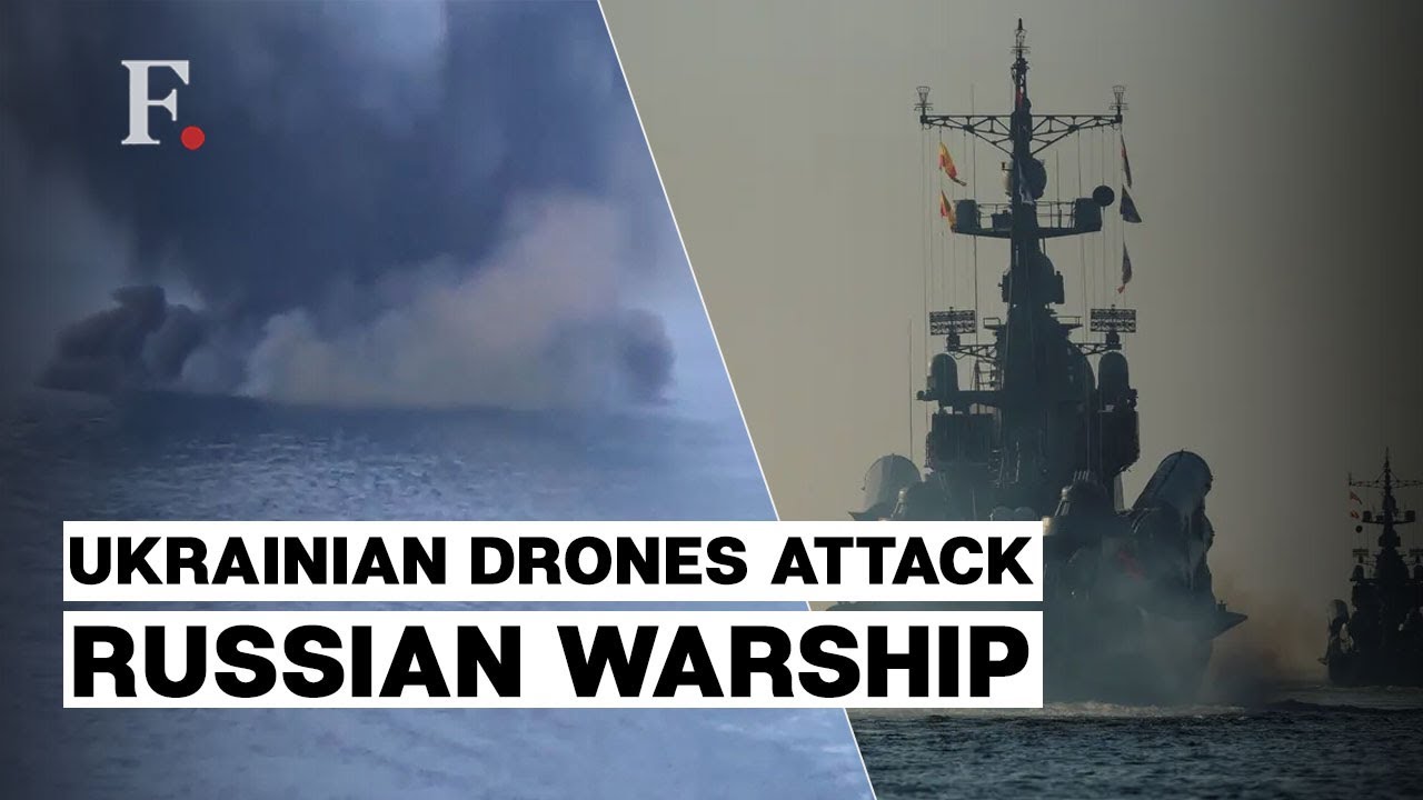 WATCH: Russian Warship Repels Drone Attack By Ukraine In Black Sea ...