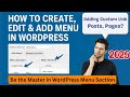 How to Create Menu in WordPress | Add & Edit Menu Like a Pro ( Step-by-Step Tutorial 2025)