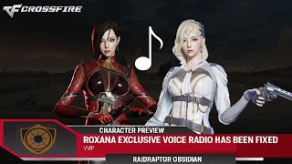 Roxana | Exclusive Voice Pack (Preview) || CrossFire Philippines